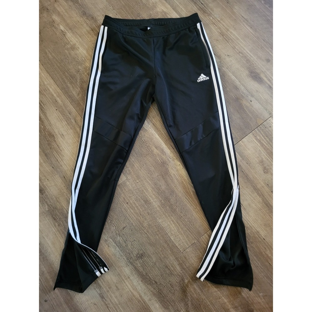 Adidas Mens Tiro 19 Training Pants Black White Striped Soccer Joggers D95957